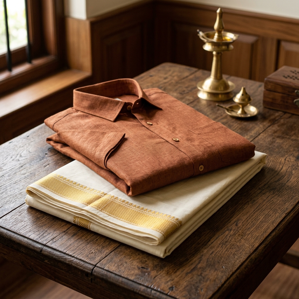 Copper Linen & Kasavu